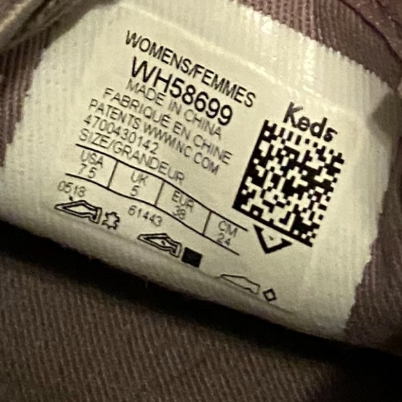 Keds Double Decker Houndstooth Slip On Comfy Sneaker Gray Suede Women Size 7.5 - Picture 8 of 9